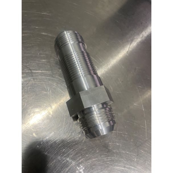 -16an Long bulkhead fitting