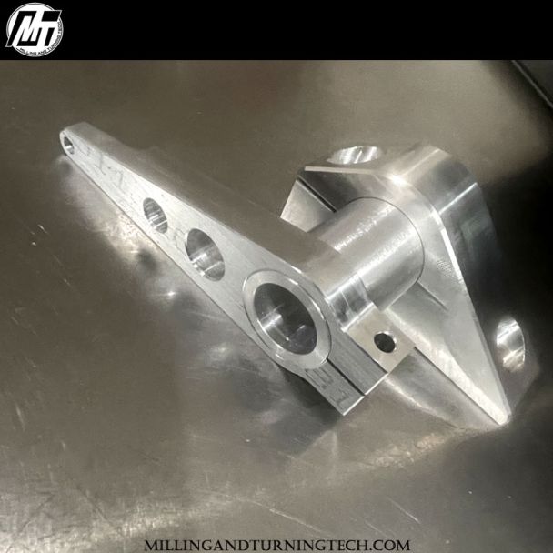 Milling & Turning Pedal Mounting Block & Throttle Arm