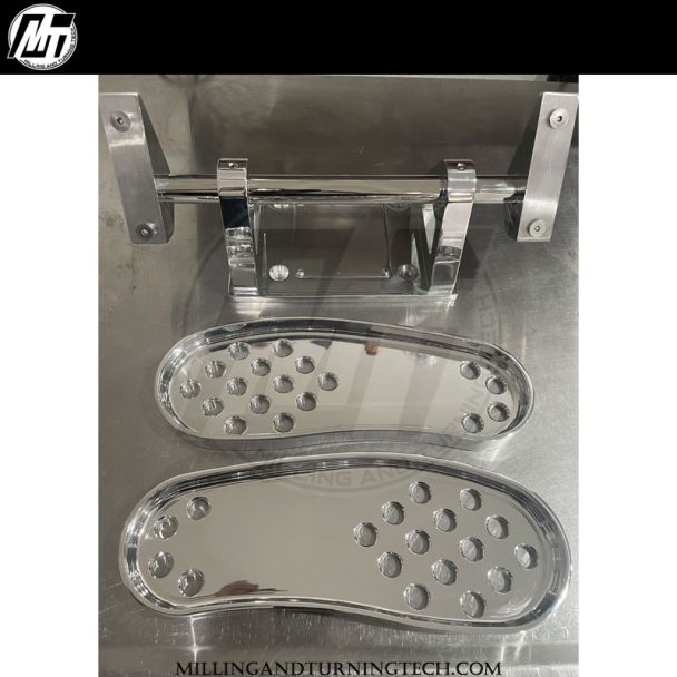 Floor Mounted Fixed Left Pedal & Throttle Pedal Set